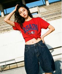DTF 20番手 アゲイン 2002 スタンダード 半袖Tシャツ レッド