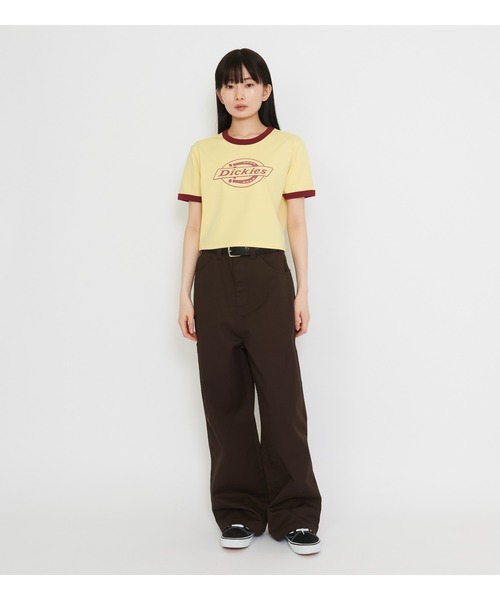 Dickies(ディッキーズ)の「Dickies/ディッキーズ プリントコンパクトTシャツ(Tシャツ/カットソー・レディース・イエロー系その他/ブルー・MEDIUM/SMALL)」の7枚目の写真