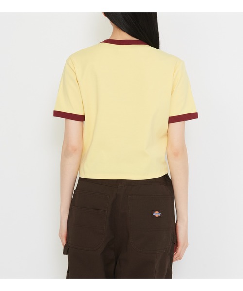 Dickies(ディッキーズ)の「Dickies/ディッキーズ プリントコンパクトTシャツ(Tシャツ/カットソー・レディース・イエロー系その他/ブルー・MEDIUM/SMALL)」の11枚目の写真