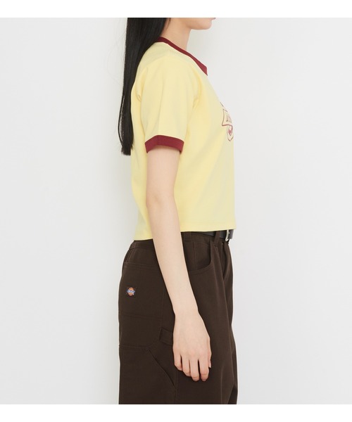 Dickies(ディッキーズ)の「Dickies/ディッキーズ プリントコンパクトTシャツ(Tシャツ/カットソー・レディース・イエロー系その他/ブルー・MEDIUM/SMALL)」の12枚目の写真