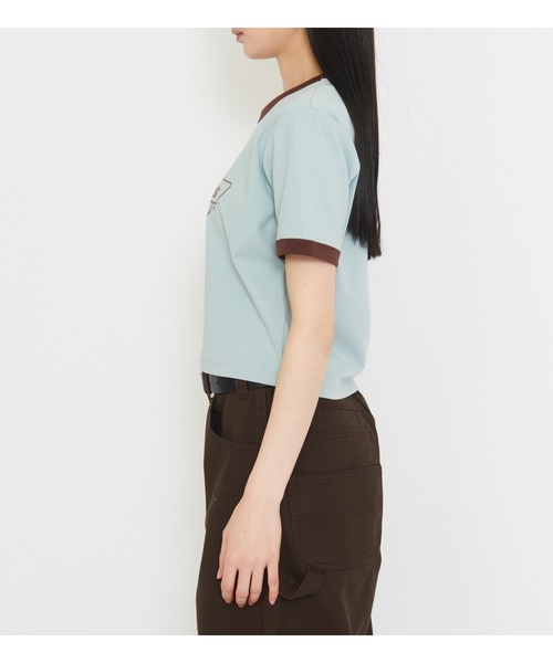 Dickies(ディッキーズ)の「Dickies/ディッキーズ プリントコンパクトTシャツ(Tシャツ/カットソー・レディース・イエロー系その他/ブルー・MEDIUM/SMALL)」の17枚目の写真