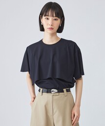 CAST:（キャストコロン）の「【接触冷感】アシンメトリートップス（Tシャツ/カットソー）」