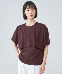 CAST:（キャストコロン）の「【接触冷感】アシンメトリートップス（Tシャツ/カットソー）」