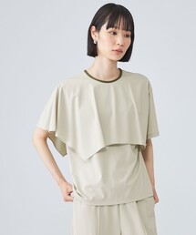 CAST:（キャストコロン）の「【接触冷感】アシンメトリートップス（Tシャツ/カットソー）」