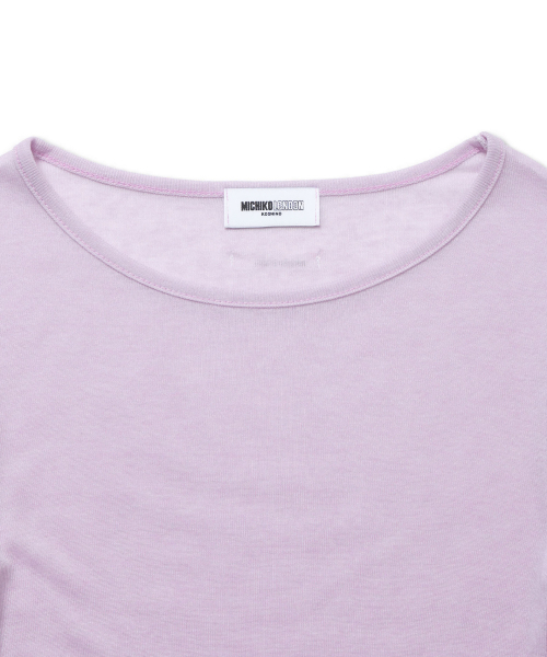 MICHIKO LONDON(ミチコ ロンドン)の「レイヤードシアーテンセルトップ ラベンダーピンク(Tシャツ/カットソー・レディース・その他・FREE)」の3枚目の写真