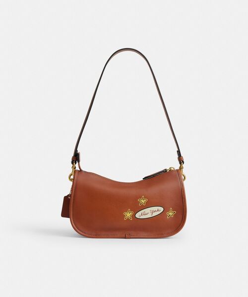 COACH(コーチ)の「【COACH | BRAIN DEAD】ウェイバリー バッグ・パッチ(ショルダーバッグ・レディース・ブラウン系その他・ONE)」の6枚目の写真