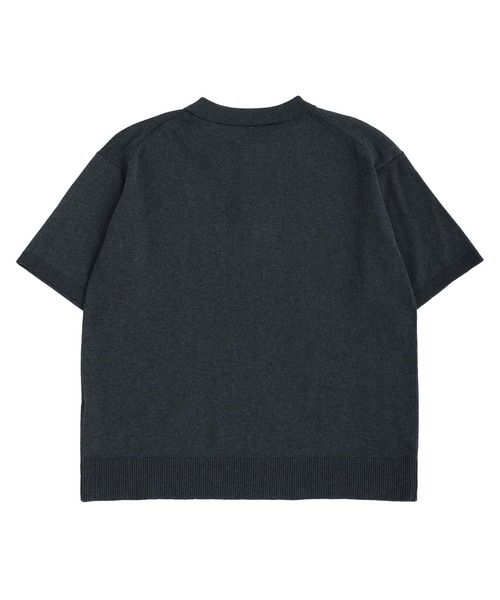 Bleme（ブレム）の「クラシック サマーニット ポロシャツ（ポロシャツ・メンズ・ブラック/オフホワイト/ブルー・L/S/M/XL）」の19枚目の写真