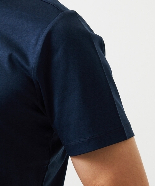 MICHEL KLEIN HOMME (ミッシェルクランオム)の「クルーネック半袖カットソー(Tシャツ/カットソー・メンズ・ホワイト/ライトブルー/ブラック/ネイビー/グレー・MEDIUM/LARGE/X-LARGE)」の12枚目の写真