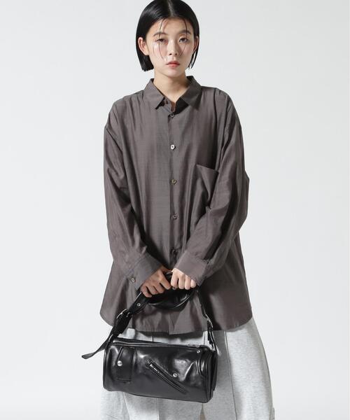 beautiful people(ビューティフルピープル)の「beautiful people/ビューティフルピープル/excerption riders cylinder bag(ショルダーバッグ・レディース・ブラック・F)」の3枚目の写真