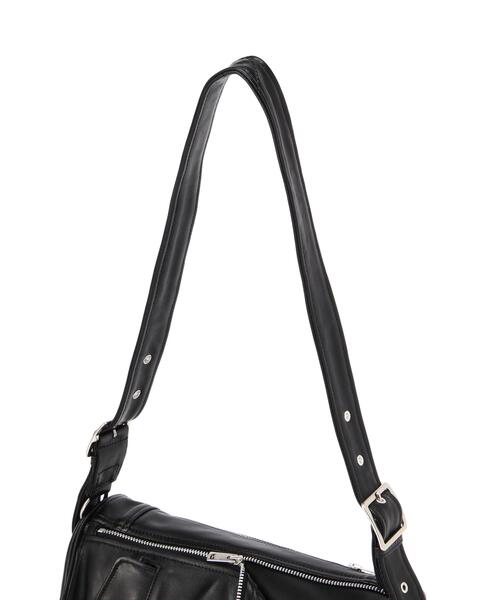beautiful people(ビューティフルピープル)の「beautiful people/ビューティフルピープル/excerption riders cylinder bag(ショルダーバッグ・レディース・ブラック・F)」の7枚目の写真