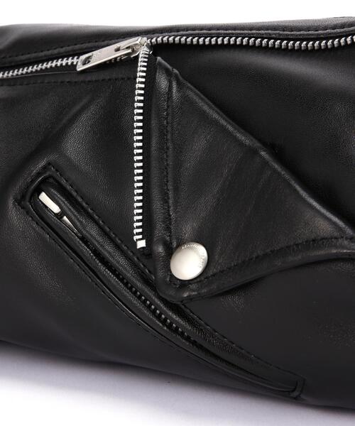 beautiful people(ビューティフルピープル)の「beautiful people/ビューティフルピープル/excerption riders cylinder bag(ショルダーバッグ・レディース・ブラック・F)」の10枚目の写真