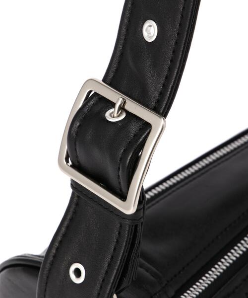 beautiful people(ビューティフルピープル)の「beautiful people/ビューティフルピープル/excerption riders cylinder bag(ショルダーバッグ・レディース・ブラック・F)」の14枚目の写真