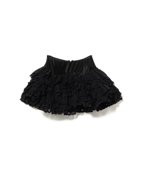 BEAMS COUTURE（ビームスクチュール）の「ボリューム レース コルセット スカート（スカート・レディース・ホワイト/ブラック・ONE SIZE）」の2枚目の写真