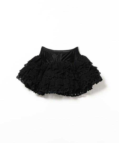 BEAMS COUTURE(ビームスクチュール)の「ボリューム レース コルセット スカート(スカート・レディース・ホワイト/ブラック・ONE SIZE)」の17枚目の写真