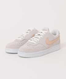 NIKE ナイキ W COURT VISION LO SD PRM ウィメンズ コート ビジョン LO SD PRM WIQ9758 101WHITE/SHMME