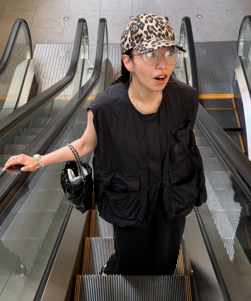 wee9s(ウィークス)の「plus one cap / プラスワンキャップ(キャップ・レディース・レオパード・FREE)」の2枚目の写真