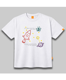 スペースドリーム 半袖Tシャツ 男女共用 ビッグサイズ