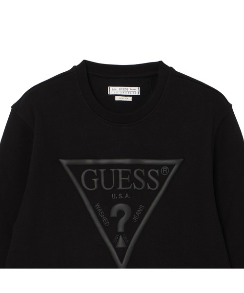 Guess(ゲス)の「AUDLEY Fleece スウェット トレーナー ロゴスウェット(スウェット・メンズ・ホワイト/ブラック/ダークネイビー・SMALL/MEDIUM/LARGE/X-LARGE)」の5枚目の写真