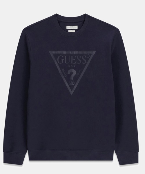 Guess(ゲス)の「AUDLEY Fleece スウェット トレーナー ロゴスウェット(スウェット・メンズ・ホワイト/ブラック/ダークネイビー・SMALL/MEDIUM/LARGE/X-LARGE)」の13枚目の写真