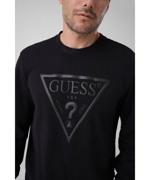 AUDLEY Fleece スウェット トレーナー ロゴスウェット | GUESS(ゲス 