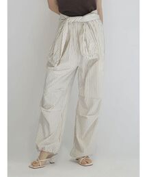 :ETHROF（イーサオブ）の「2WAY WAIST-WRAP STRIPE PANTS（その他パンツ）」