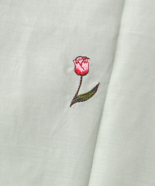 Liberaiders（リベレイダース）の「Liberaiders / リベレイダース COTTON RAYON S/S SHIRT（Tシャツ/カットソー・メンズ・サファリグリーン・MEDIUM/SMALL）」の6枚目の写真