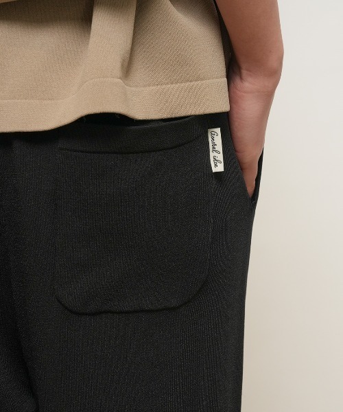 GENERAL IDEA(ジェネラルアイデア)の「【GENERAL IDEA】COOLセミワイドニットパンツ / COOL SEMI-WIDE KNIT PANTS(スウェットパンツ・レディース・アイボリー/ブラック・L/M/S)」の12枚目の写真