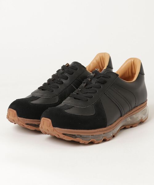 Tomo&Co.(トモアンドシーオー)の「【Tomo&Co】German Trainer(スニーカー・メンズ・ブラック・27)」の1枚目の写真