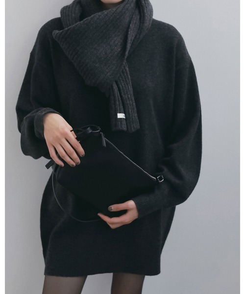 anuke（アンヌーク）の「Ecoleather Hand Bag（ハンドバッグ・レディース・ブラウン/ブラック・FREE）」の4枚目の写真