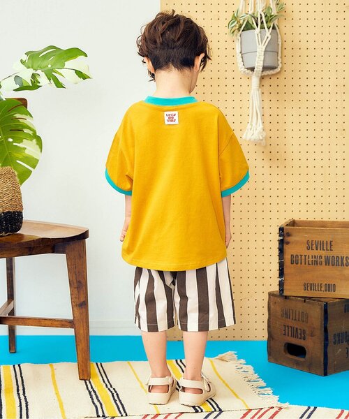 apres les cours（アプレレクール）の「【リンク】ワイドタックショートパンツ（その他パンツ・キッズ・グリーン/ブラウン/その他3/ブルー・110/100/90/80/130/120）」の13枚目の写真