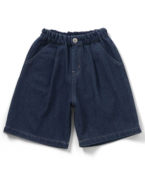 apres les cours（アプレレクール）の「【リンク】ワイドタックショートパンツ（その他パンツ・キッズ・グリーン/ブラウン/その他3/ブルー・110/100/90/80/130/120）」の5枚目の写真