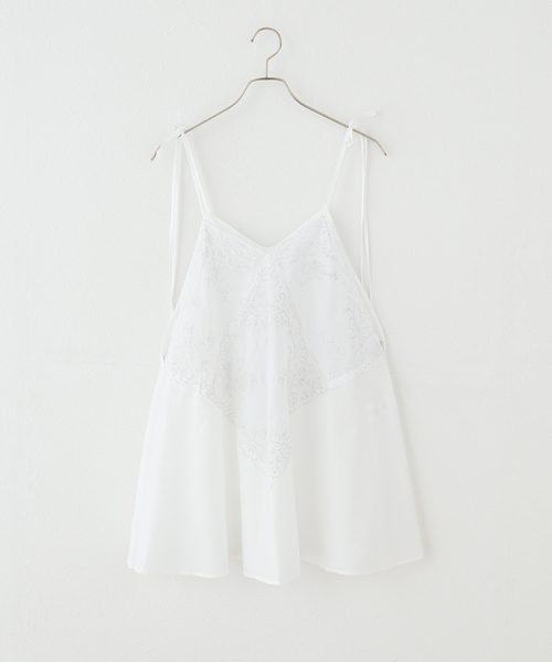 IENA(イエナ)の「Heriter/エリテ handkerchief camisole キャミソール H0-00-3082(シャツ/ブラウス・レディース・ホワイト・FREE)」の1枚目の写真