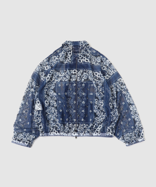 JOURNAL STANDARD(ジャーナルスタンダード)の「NOMARHYTHM / ノーマリズム EX Mesh Jacket(その他アウター・メンズ・ブラック/ネイビー/ブラウン・MEDIUM/LARGE)」の4枚目の写真