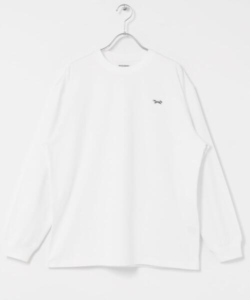 PENNEYS(ぺニーズ)の「『別注』PENNEYS×DOORS THE FOX 天竺ロングスリーブTシャツ(Tシャツ/カットソー・メンズ・チャコールグレー/レッド/ホワイト・MEDIUM/LARGE)」の7枚目の写真