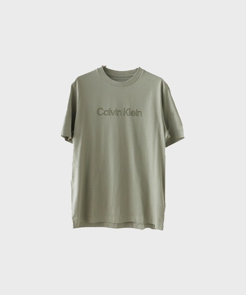 Calvin Klein(カルバン・クライン)の「Calvin Klein/ SS 20S EU SPW HD SHIN STNDRD GRAPHIC TEE 夏服(Tシャツ/カットソー・メンズ・ホワイト/オリーブ/ブラック・XL/L/M/S)」の3枚目の写真