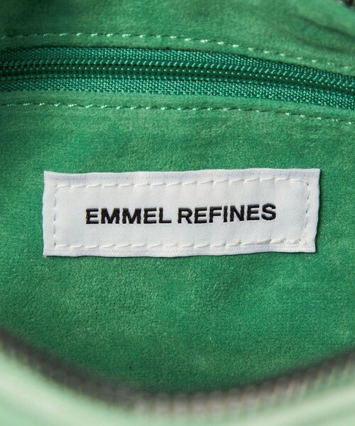 EMMEL REFINES(エメルリファインズ)の「<EMMEL REFINES>EM ベロア ボウリングバッグ(ハンドバッグ・レディース・ライム/ピンク/ブラック・FREE)」の16枚目の写真