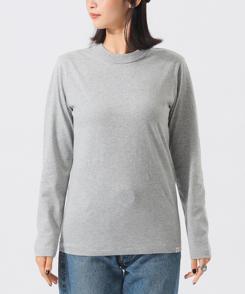 BEAMS BOY(ビームスボーイ)の「ボーイ ベーシック ロングスリーブ(Tシャツ/カットソー・レディース・イエロー/チャコールグレー/オフホワイト/グレー・2/1/3)」の16枚目の写真