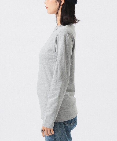 BEAMS BOY(ビームスボーイ)の「ボーイ ベーシック ロングスリーブ(Tシャツ/カットソー・レディース・イエロー/チャコールグレー/オフホワイト/グレー・2/1/3)」の17枚目の写真