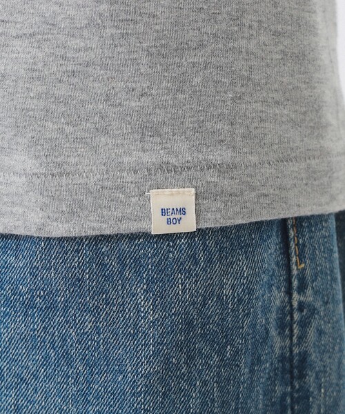 BEAMS BOY(ビームスボーイ)の「ボーイ ベーシック ロングスリーブ(Tシャツ/カットソー・レディース・イエロー/チャコールグレー/オフホワイト/グレー・2/1/3)」の21枚目の写真