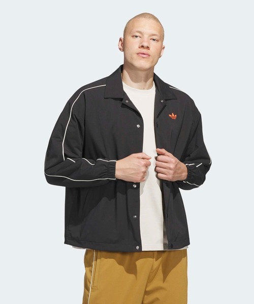 adidas(アディダス)の「adidas Originals コーチジャケット / アディダスオリジナルス adidas Originals(ブルゾン・メンズ・ブラック・XX-LARGE/3XL/X-SMALL/LARGE/MEDIUM/SMALL/X-LARGE)」の3枚目の写真
