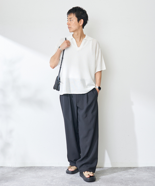 B.C STOCK(ベーセーストック)の「ペーパースキッパーニット(ニット/セーター・メンズ・アイボリー/ベージュ/ネイビー/ブラック・LARGE/MEDIUM)」の11枚目の写真