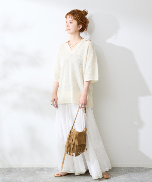 B.C STOCK(ベーセーストック)の「ペーパースキッパーニット(ニット/セーター・メンズ・アイボリー/ベージュ/ネイビー/ブラック・LARGE/MEDIUM)」の17枚目の写真