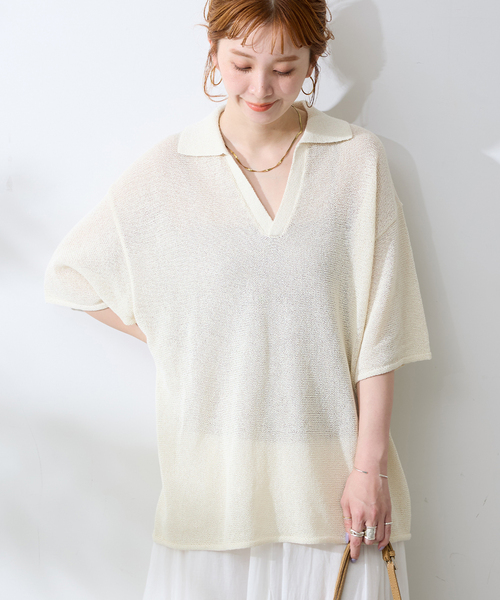 B.C STOCK(ベーセーストック)の「ペーパースキッパーニット(ニット/セーター・メンズ・アイボリー/ベージュ/ネイビー/ブラック・LARGE/MEDIUM)」の20枚目の写真