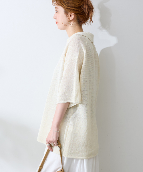 B.C STOCK(ベーセーストック)の「ペーパースキッパーニット(ニット/セーター・メンズ・アイボリー/ベージュ/ネイビー/ブラック・LARGE/MEDIUM)」の21枚目の写真