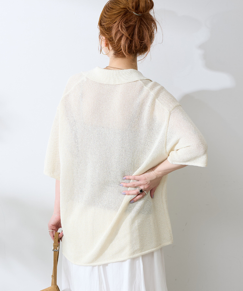 B.C STOCK(ベーセーストック)の「ペーパースキッパーニット(ニット/セーター・メンズ・アイボリー/ベージュ/ネイビー/ブラック・LARGE/MEDIUM)」の22枚目の写真