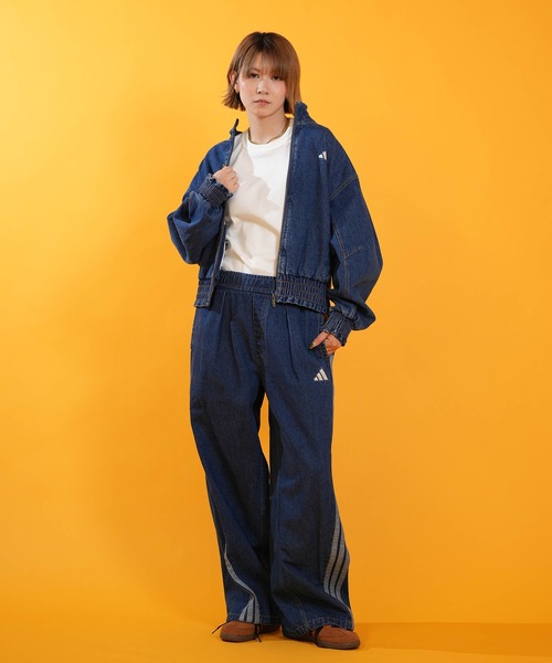 adidas(アディダス)の「adidas/アディダス デニムジャケット P6083(デニムジャケット・レディース・インディゴブルー/ブラック/ライトインディゴブルー・2XL/XL/L/M)」の10枚目の写真