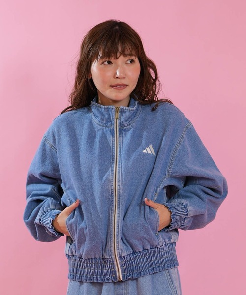 adidas(アディダス)の「adidas/アディダス デニムジャケット P6083(デニムジャケット・レディース・インディゴブルー/ブラック/ライトインディゴブルー・2XL/XL/L/M)」の13枚目の写真