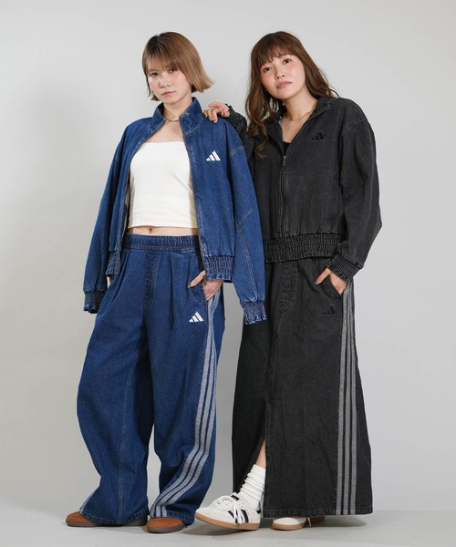 adidas(アディダス)の「adidas/アディダス デニムジャケット P6083(デニムジャケット・レディース・インディゴブルー/ブラック/ライトインディゴブルー・2XL/XL/L/M)」の17枚目の写真