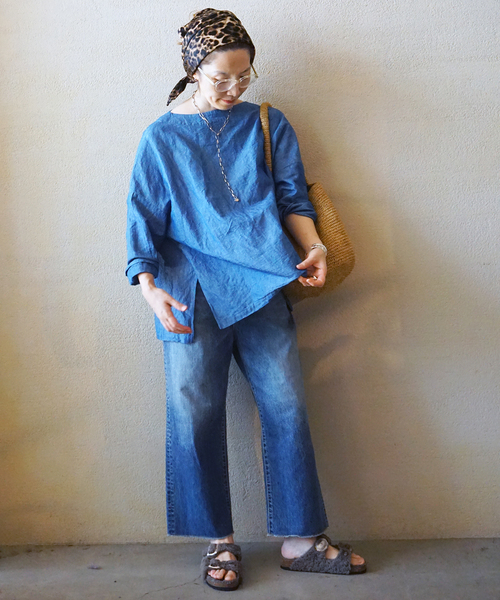 JOURNAL STANDARD LUXE(ジャーナルスタンダード ラックス)の「12OZデニム フラムパンツ(デニムパンツ・レディース・コバルトブルー・LARGE/MEDIUM/SMALL)」の20枚目の写真