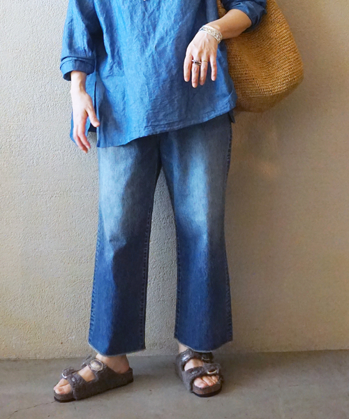 JOURNAL STANDARD LUXE(ジャーナルスタンダード ラックス)の「12OZデニム フラムパンツ(デニムパンツ・レディース・コバルトブルー・LARGE/MEDIUM/SMALL)」の19枚目の写真